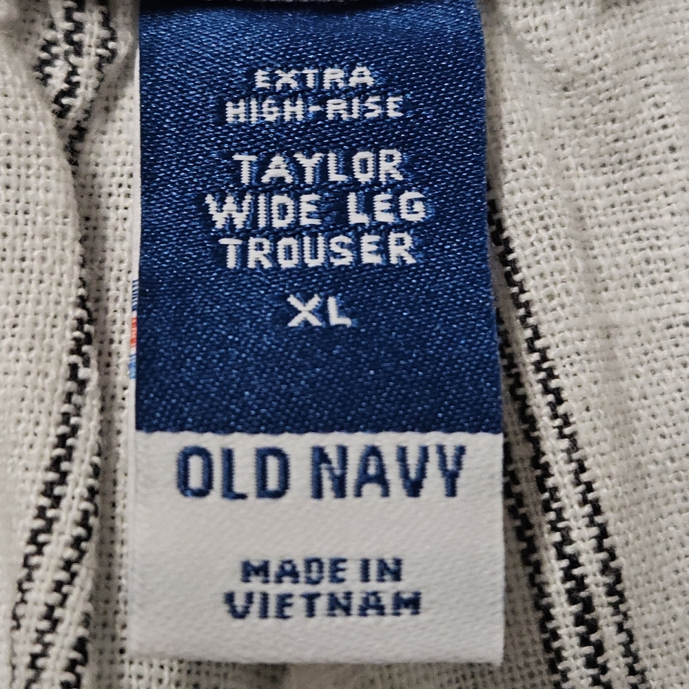 OLD NAVY EXTRA HIGH RISE TAYLOR WIDE LEG TROUSER XL - Picture 11 of 12